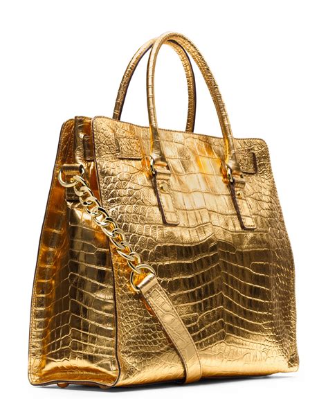 Michael Kors Hamilton Gold Bags & Handbags for Women